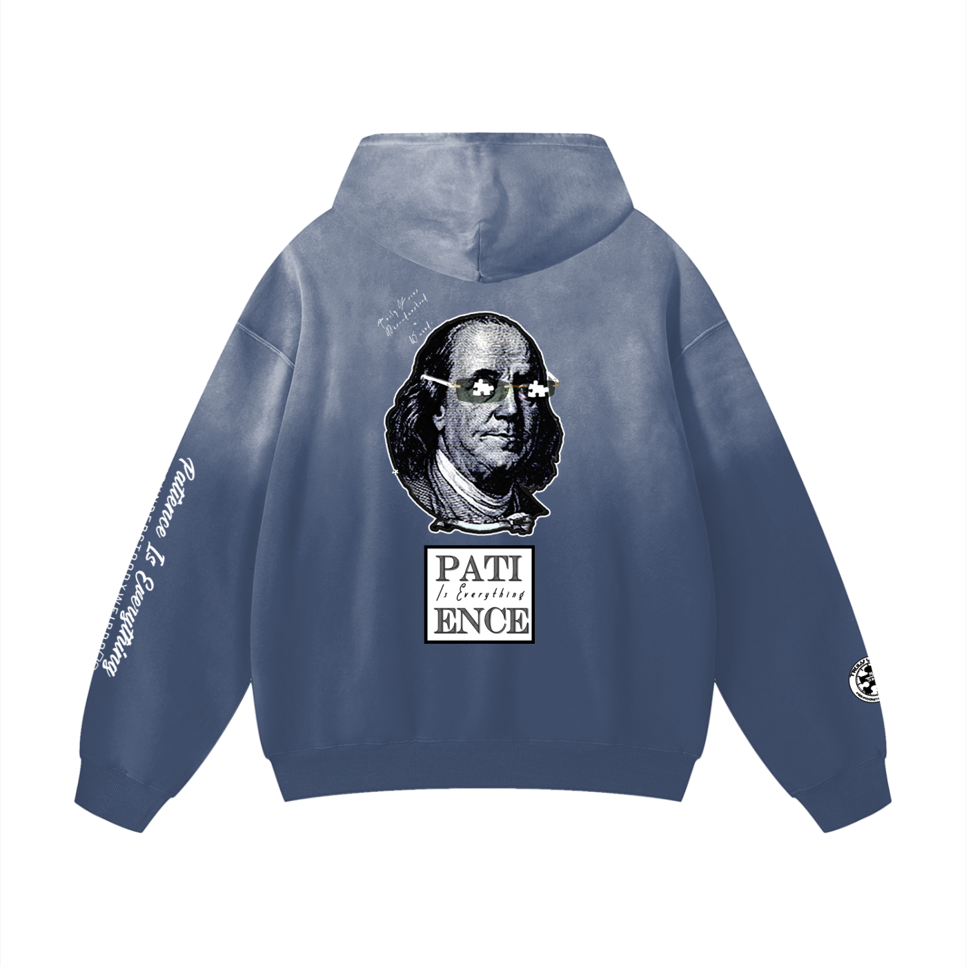 P.I.E "100" Heavy Weight Oversized Sun faded Hoodie