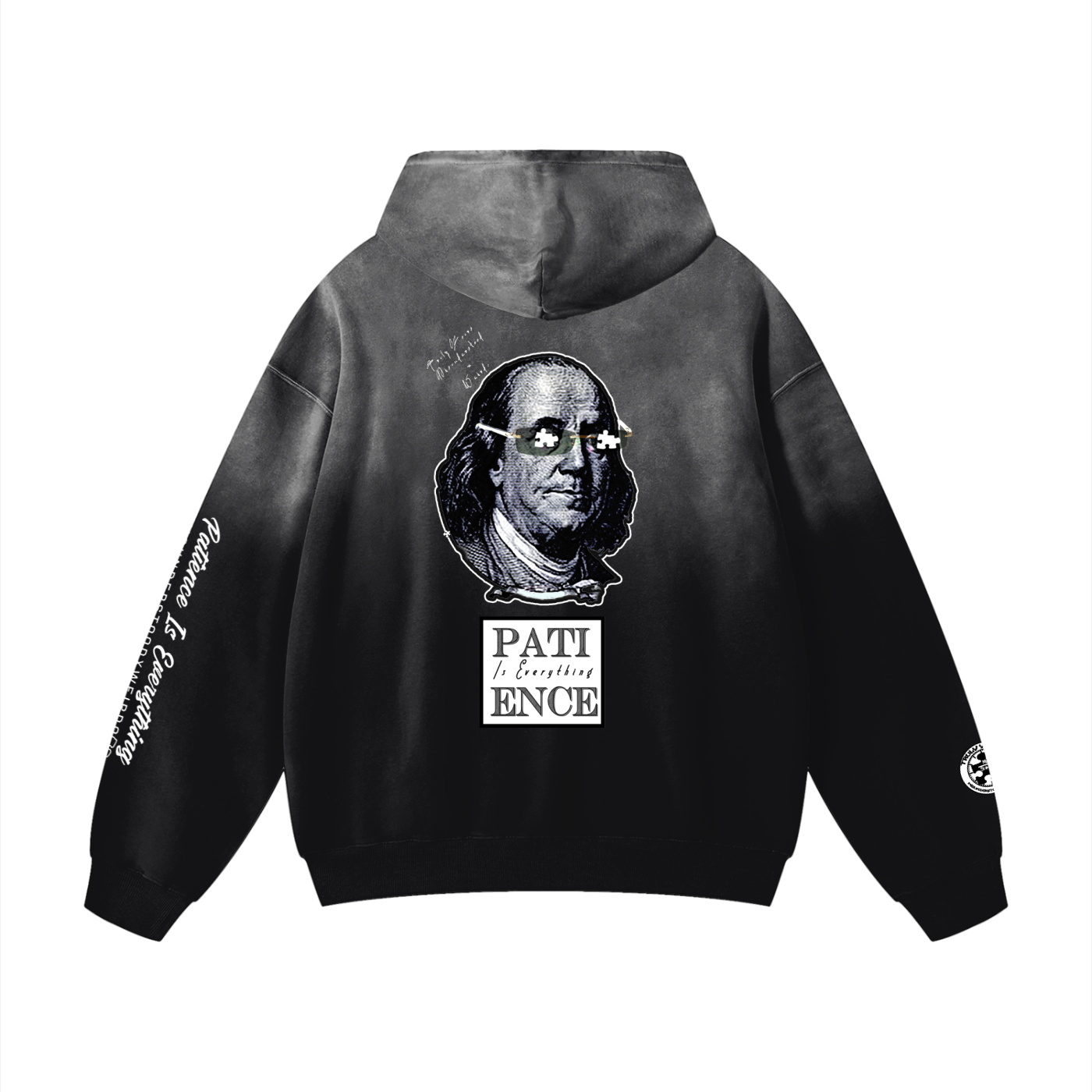 P.I.E "100" Heavy Weight Oversized Sun faded Hoodie