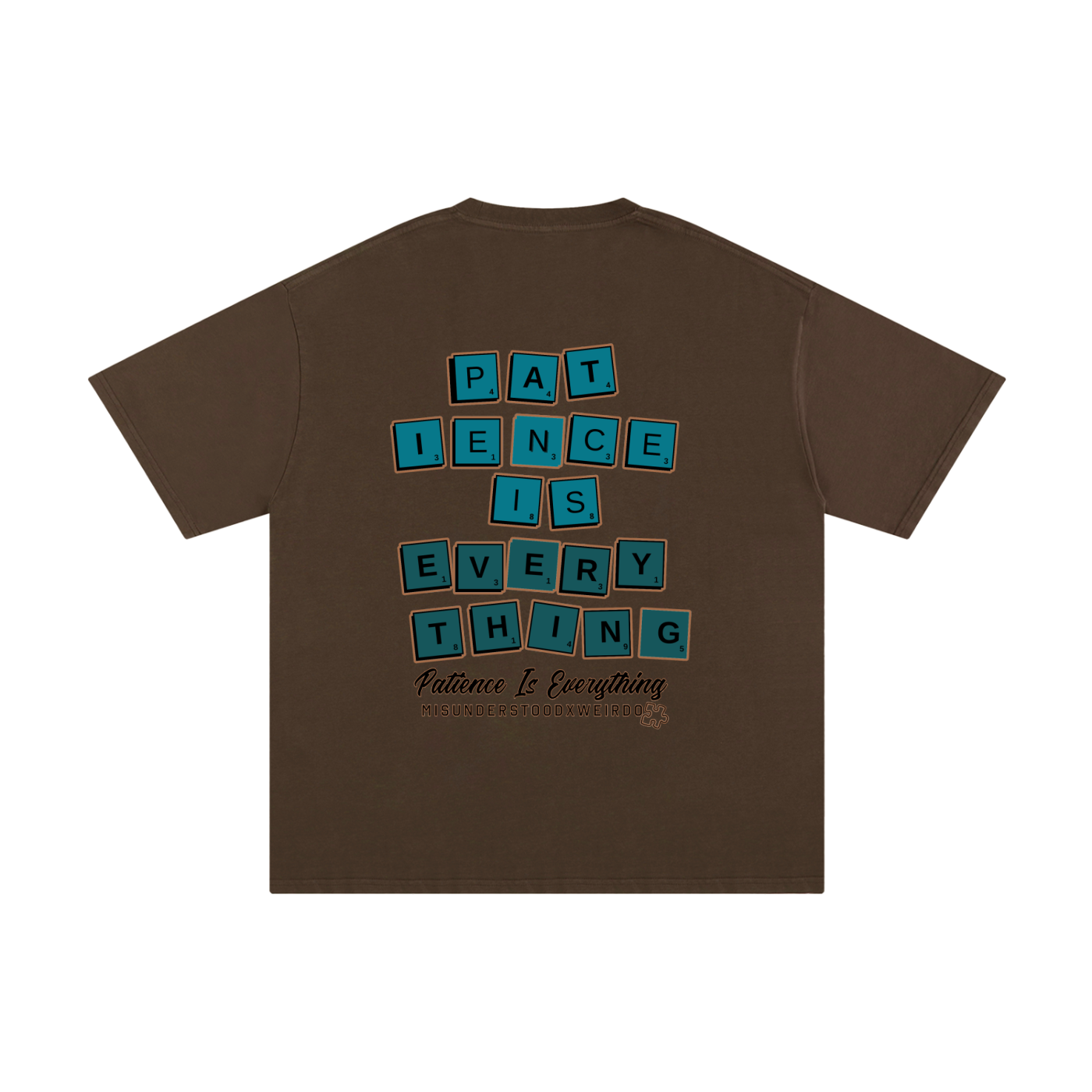 Teal Scrabble 👕