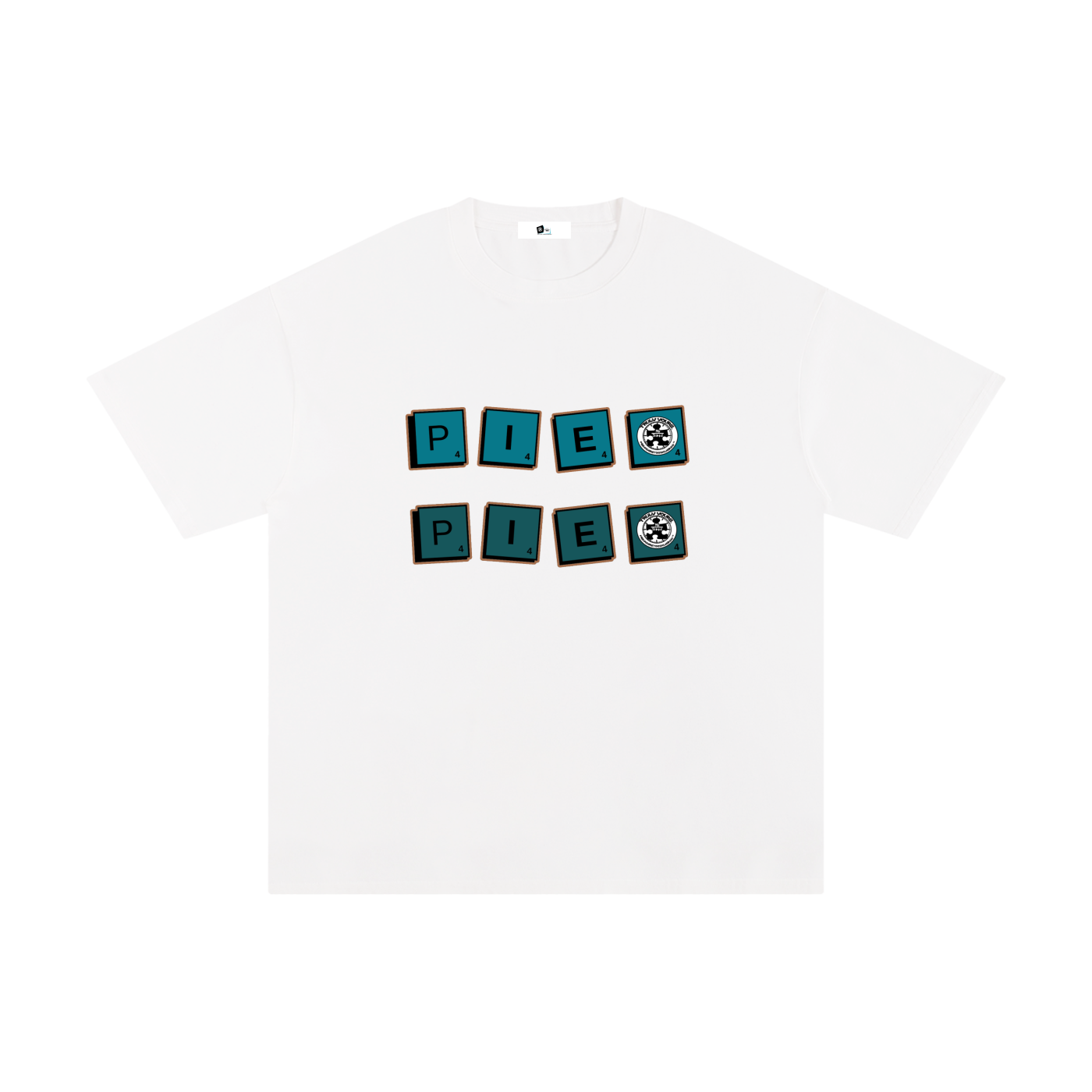 Teal Scrabble 👕